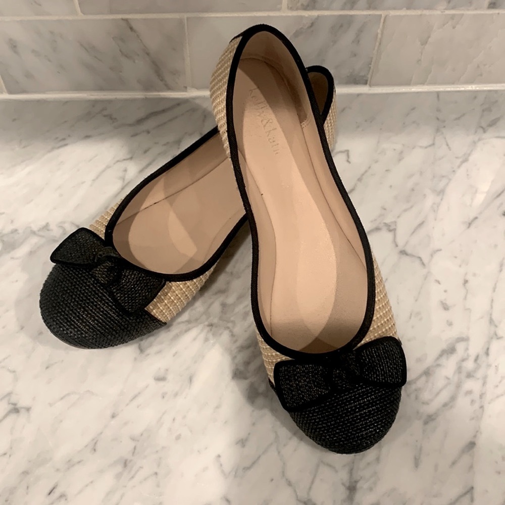 Kelly & Katie straw flats, size 9.5